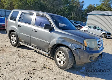 2011 Honda Pilot Lx from USA, damaged, VIN 5FNYF3H23BB007649